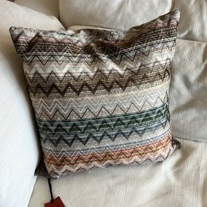 NWT Missoni Home Yate Throw Pillow 20” Square